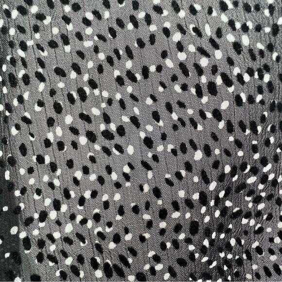 Zara Trafaluc Sheer Faux Wrap Dress XS Speckled Black Sexy LBD Party Club Gothic - Picture 14 of 16